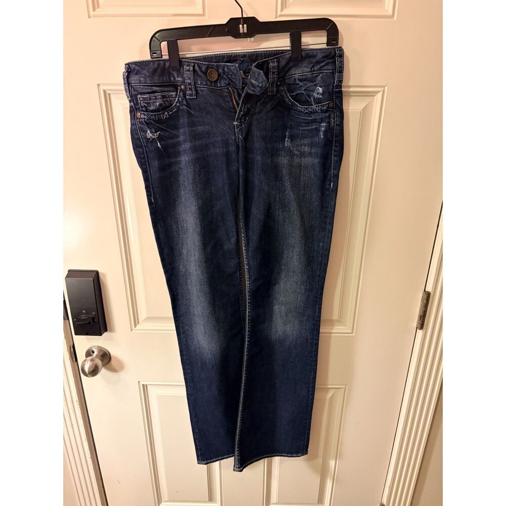 Silver Tuesday Womens Jeans Sz 28 33L Western Glove Works